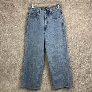 Vintage SAGA Made In USA Jeans Size 30 Baggy Skater Hip Hop‎ Y2K Grunge